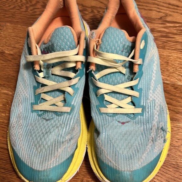 Hoka One Clifton 9 Youth Kids 5MD/ Womens 6.5M Running Shoes Sneakers - Picture 4 of 4